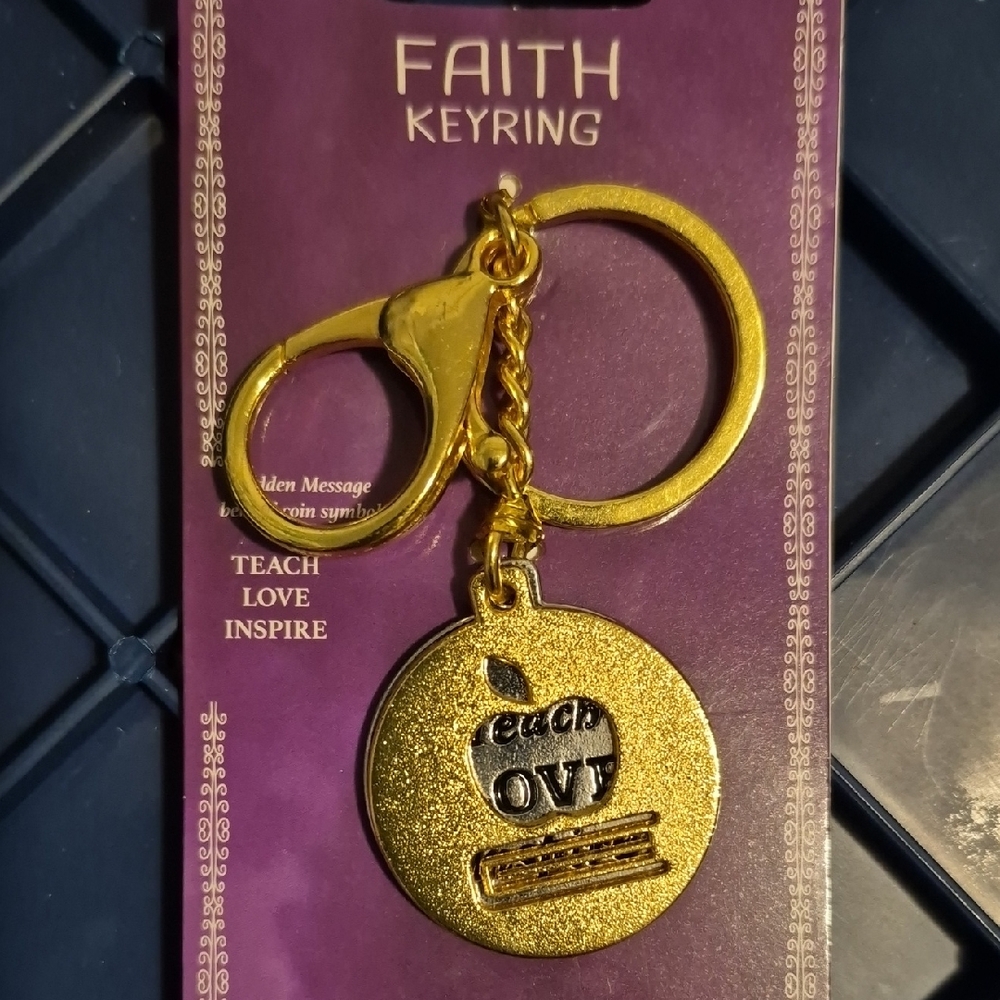 Gold Keyring